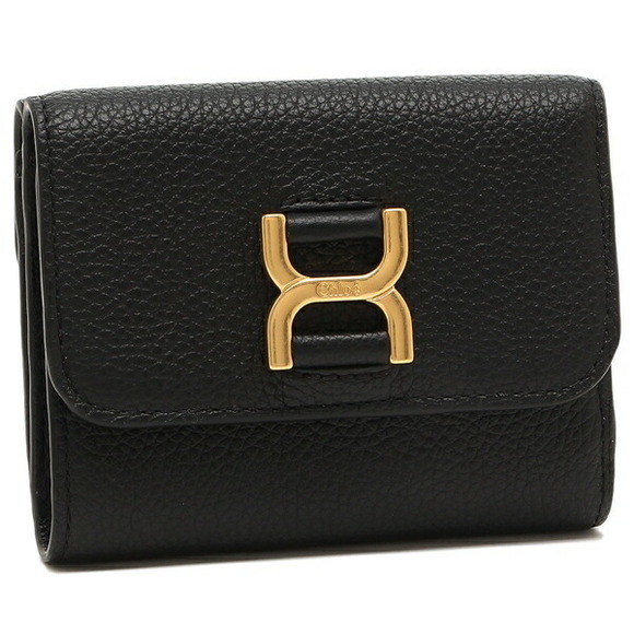 Chloe Marcie Wallet Black Tri - Picture 1 of 9